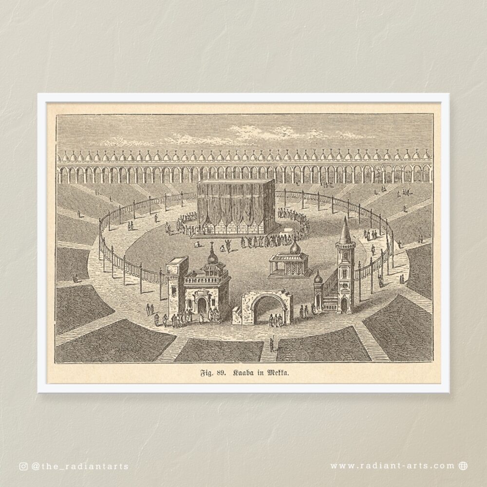 Ka'bah in Mecca (Makka al-Mukarrama), 1892