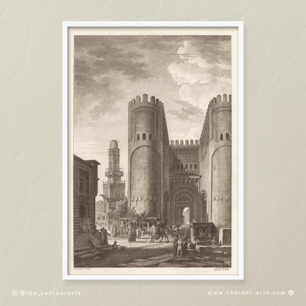 Le Caire Cairo (Showing a View of Bab al-Futuh)